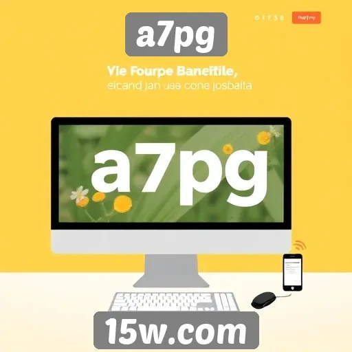 Explorando a interface do site a7pg para usuários